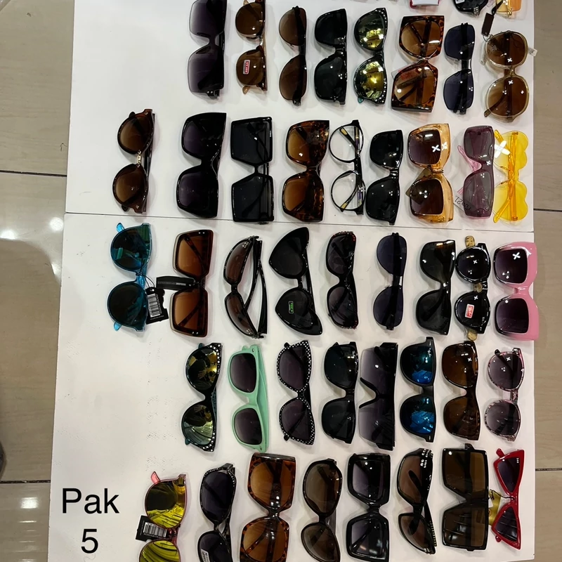 عینک آفتابی عمده پک 100 تایی استاندارد