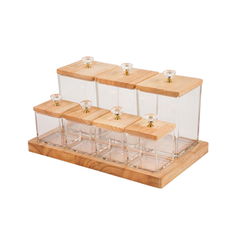 ست ادویه 8 پارچه مدل کف چوبی کد DH2203