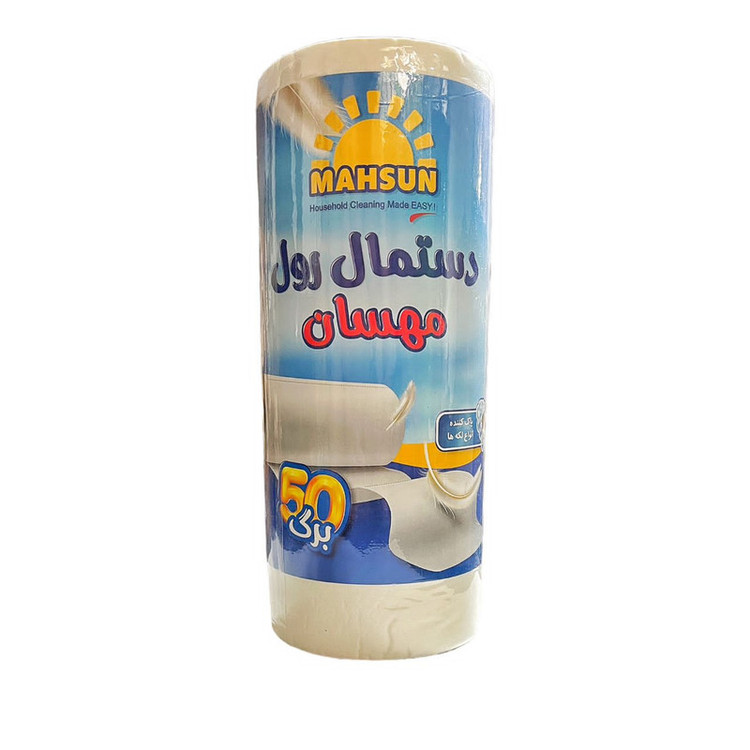 دستمال نظافت مهسان کد 20240 بسته 50 عددی