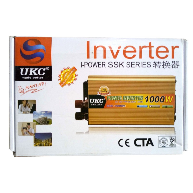 مبدل برق خودرو یو کی سی مدل uk-1000W