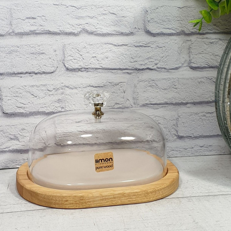 ظرف کره لیمون مدل پایه چوبی کد DH4902