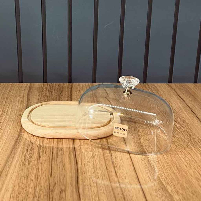 ظرف کره لیمون مدل پایه چوبی کد DH4902