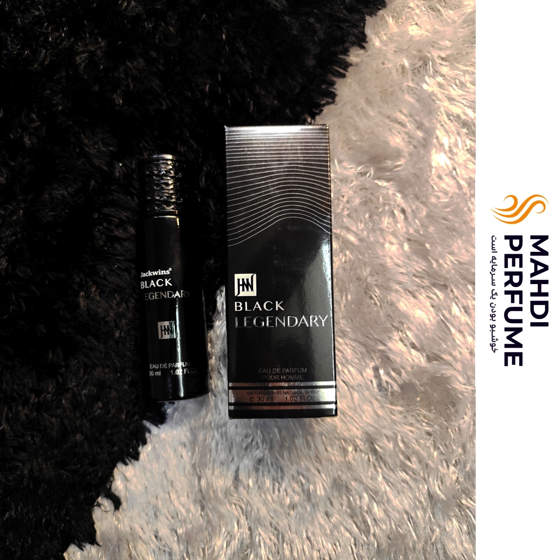 عطر ادکلن بلک لجندری مردانه جانوین جکوینز Johnwin Black Lagendary