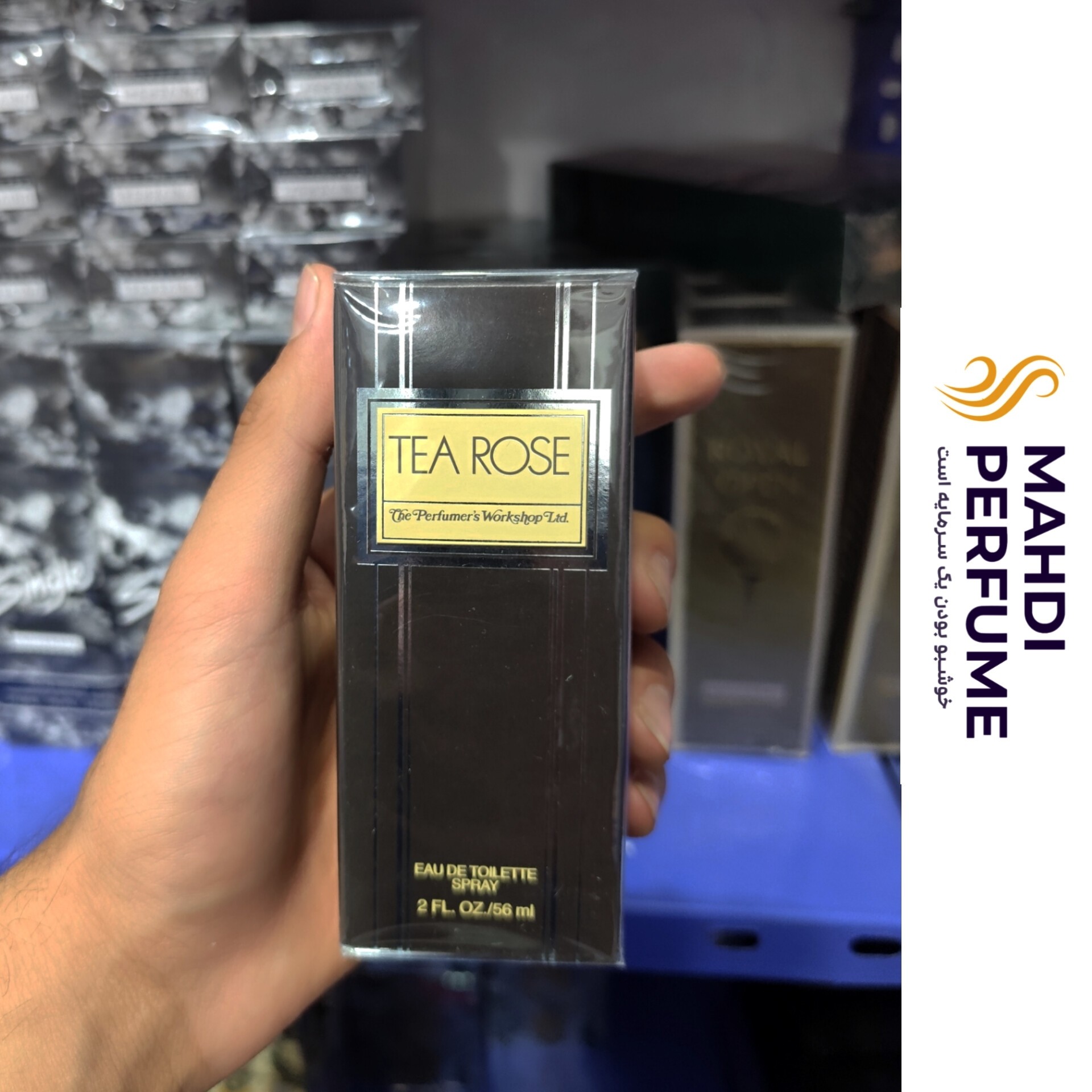 عطر ادکلن تی رز تیروز اصلی آمریکایی Tea Rose 56 mil