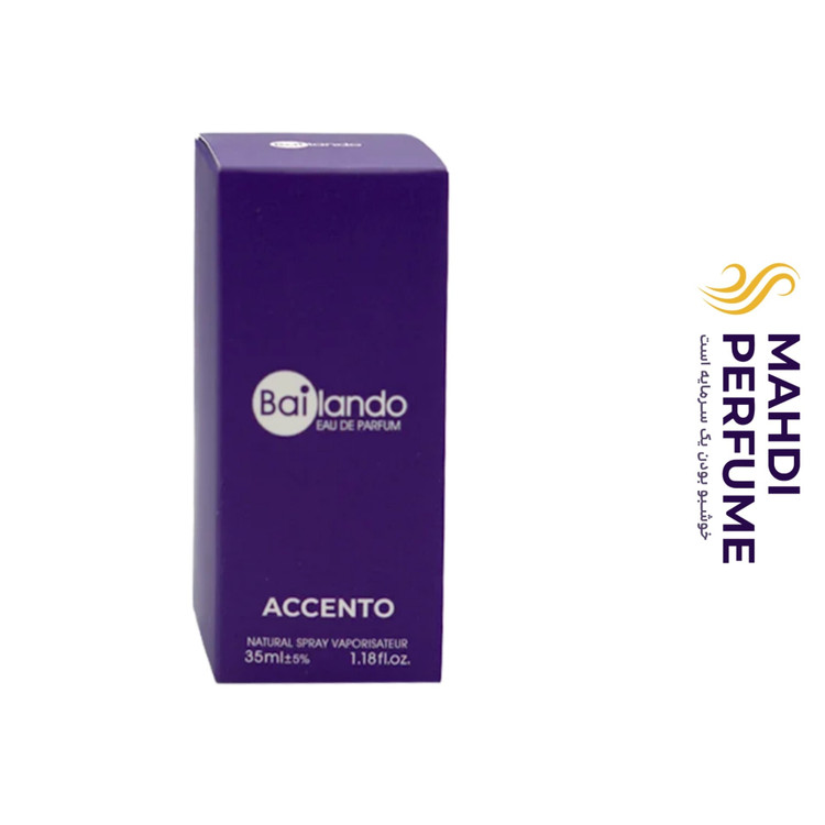 عطر جیبی بایلندو مدل اکسنتو ACCENTO حجم 35 میلی لیتر