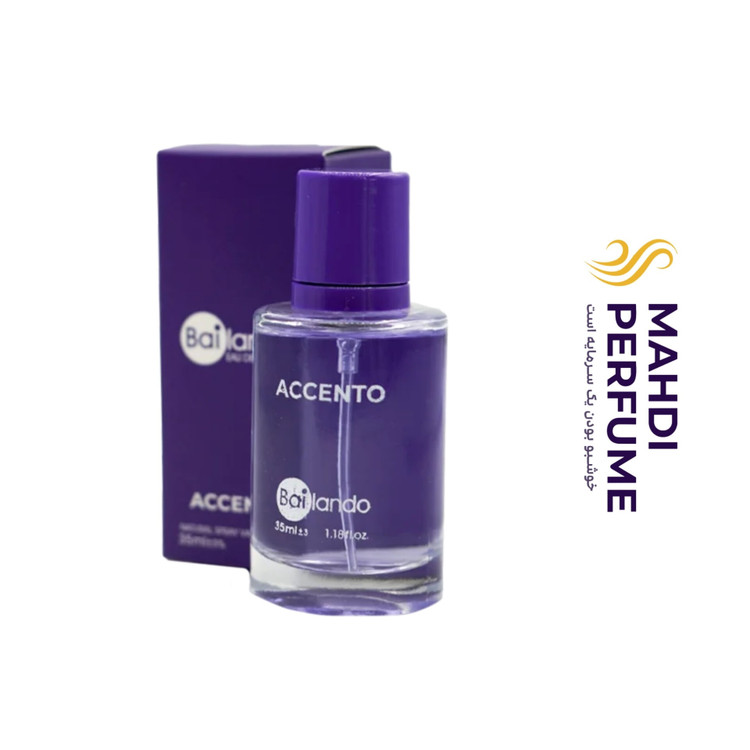 عطر جیبی بایلندو مدل اکسنتو ACCENTO حجم 35 میلی لیتر