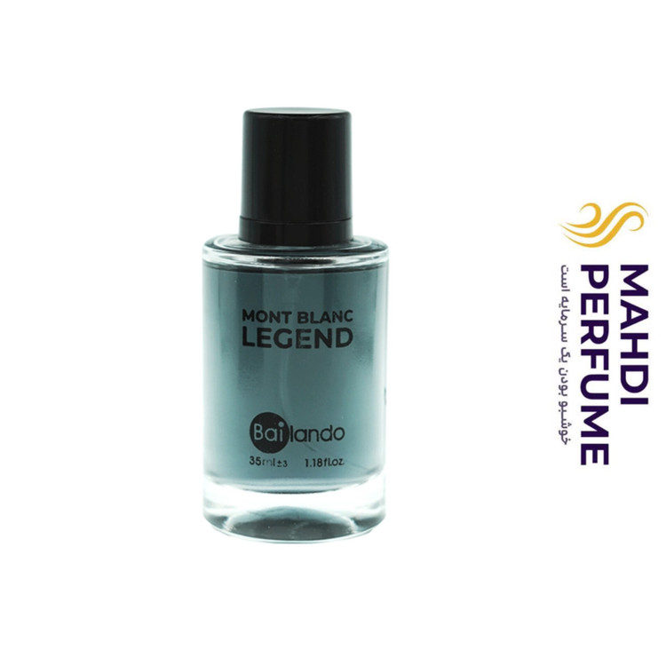 عطر جیبی مردانه بایلندو مدل مونت بلنک لجند MONT BLANC LEGEND حجم 35 میلی لیتر