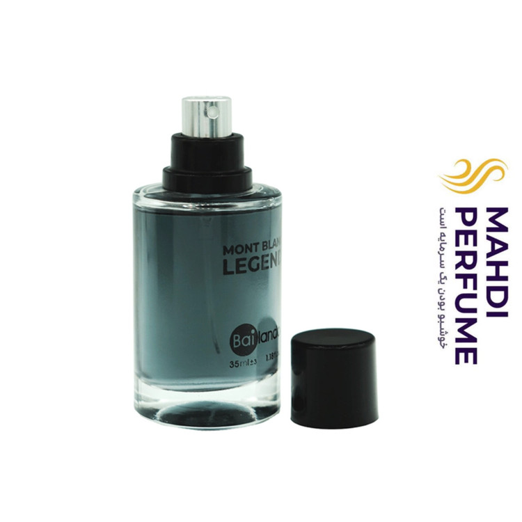 عطر جیبی مردانه بایلندو مدل مونت بلنک لجند MONT BLANC LEGEND حجم 35 میلی لیتر