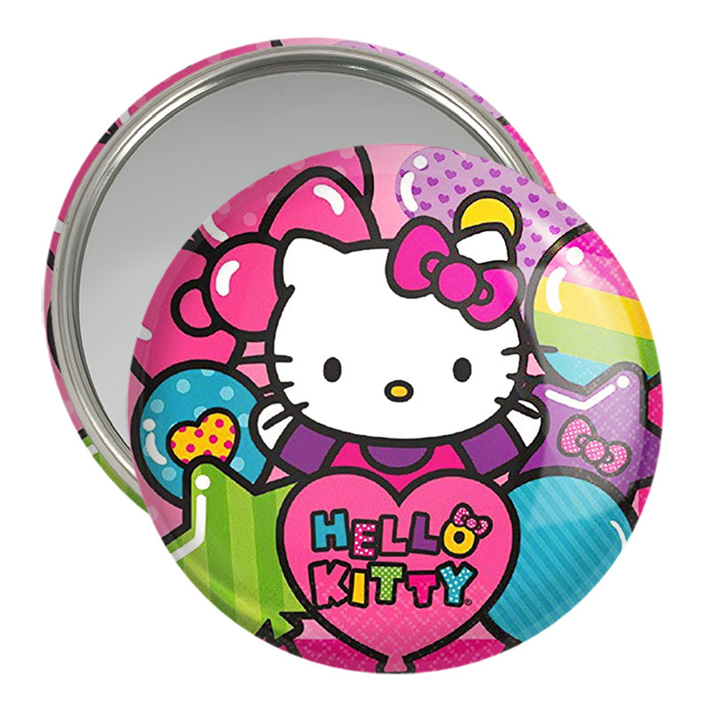 آینه جیبی خندالو مدل هلو کیتی Hello Kitty  کد 2481
