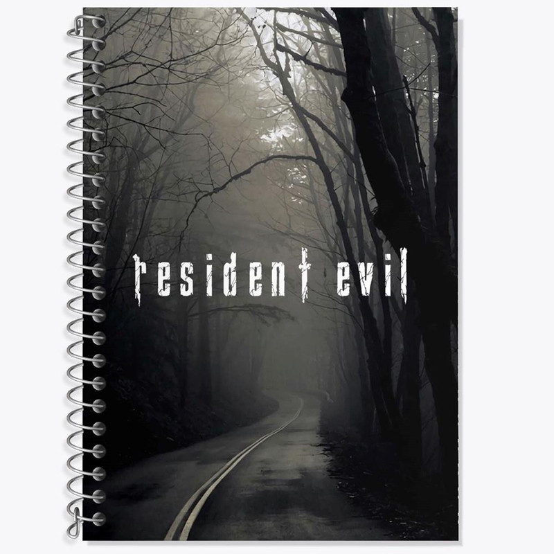 دفتر زبان 50 برگ خندالو مدل سه خط طرح بازی رزیدنت اویل Resident Evil کد 28651