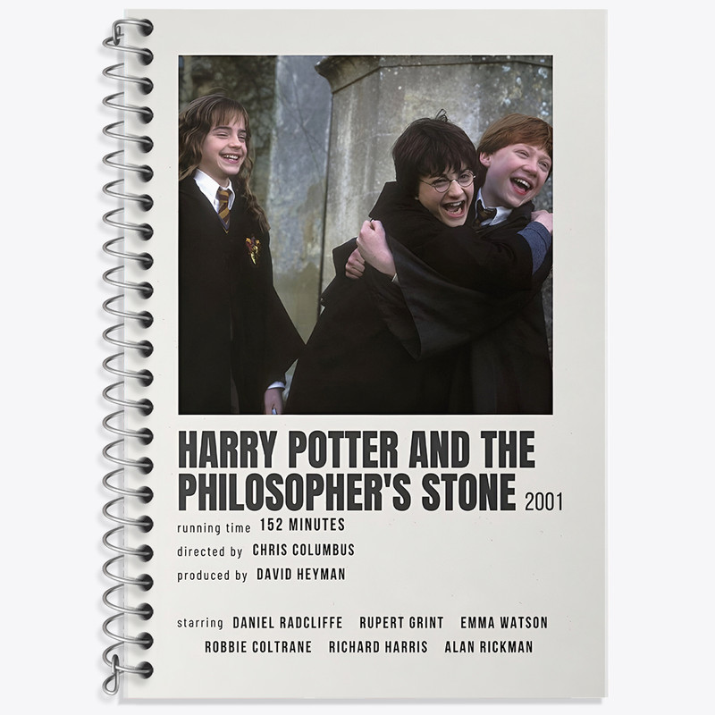 دفتر زبان دوخط 50 برگ خندالو طرح هری پاتر (Harry Potter) کد F13290