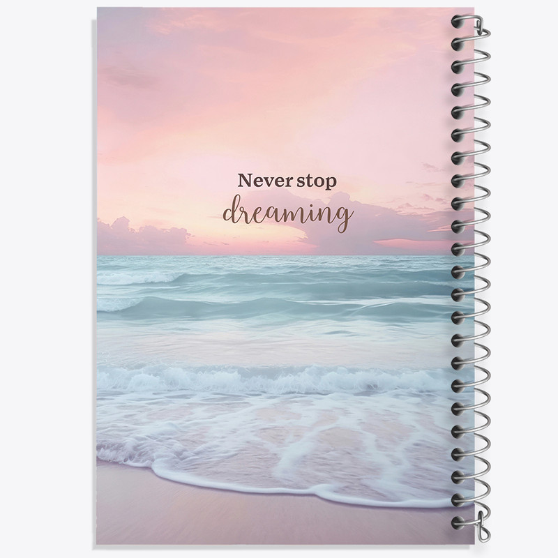 دفتر مشق 100 برگ خندالو طرح Never Stop Dreaming کد N2324