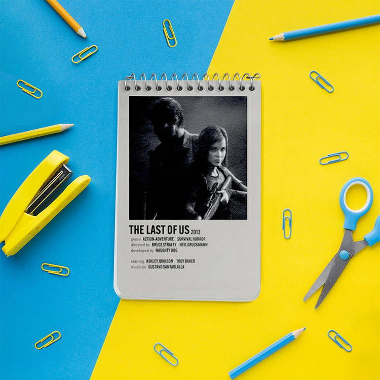 دفتر یادداشت 50 برگ خندالو طرح لست آف آس (The Last Of Us) کد F13455