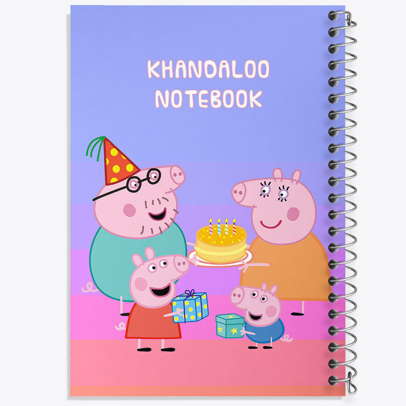 دفتر نقاشی 50 برگ خندالو طرح انیمیشن پپا پیگ (Peppa Pig) کد N9236