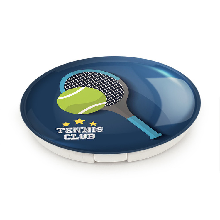 آینه جیبی خندالو طرح تنیس Tennis مدل تاشو کد 26626