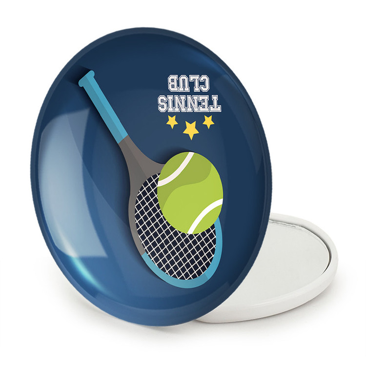 آینه جیبی خندالو طرح تنیس Tennis مدل تاشو کد 26626