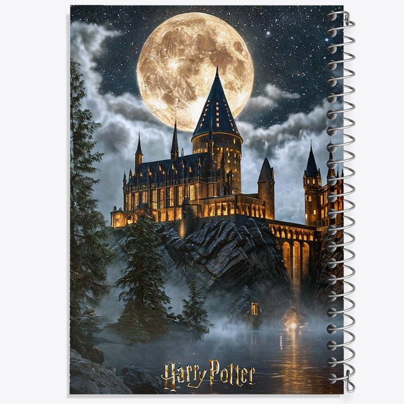 دفتر مشق 50 برگ خندالو طرح هاگوارتز هری پاتر (Harry Potter) کد F8825