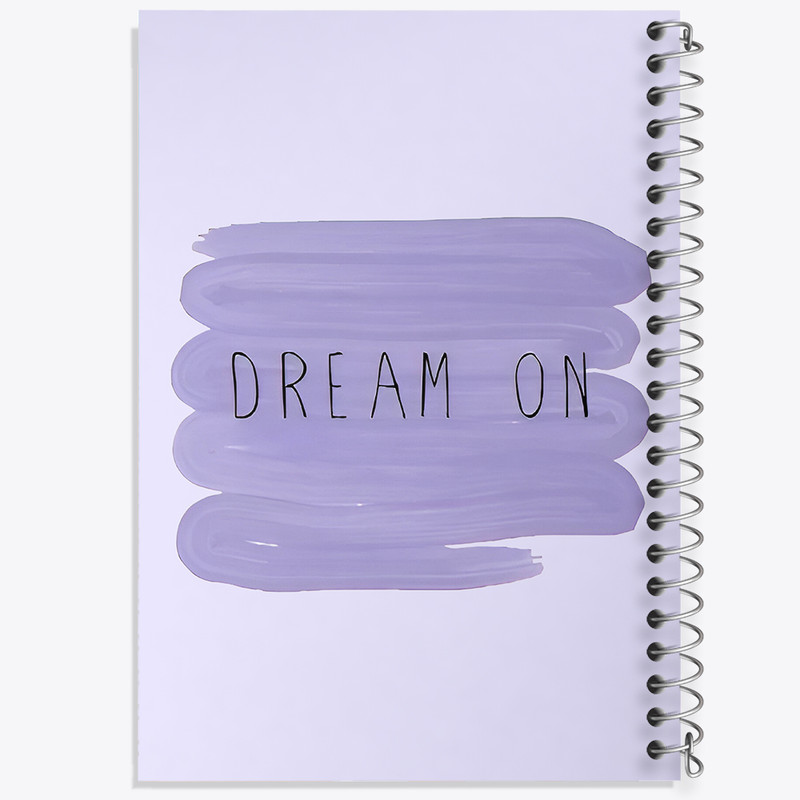 دفتر ژورنال نویسی 50 برگ خندالو مدل نقطه ای طرح Dream On کد N2888
