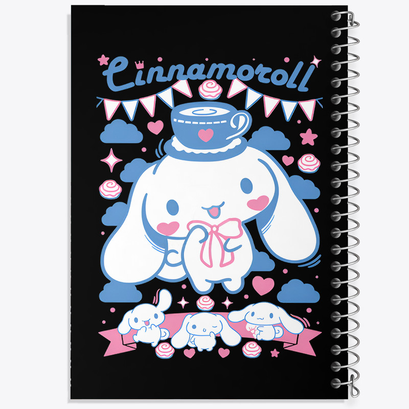 دفتر نقاشی 50 برگ خندالو طرح سینامورول (Cinnamoroll) کد N7809