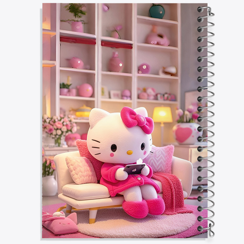دفتر مشق 50 برگ خندالو طرح هلو کیتی (Hello Kitty) کد F11976