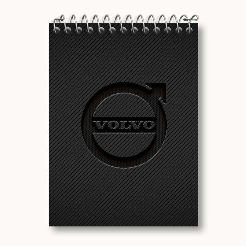 دفتر یادداشت 50 برگ خندالو مدل ولوو volvo کد 23657