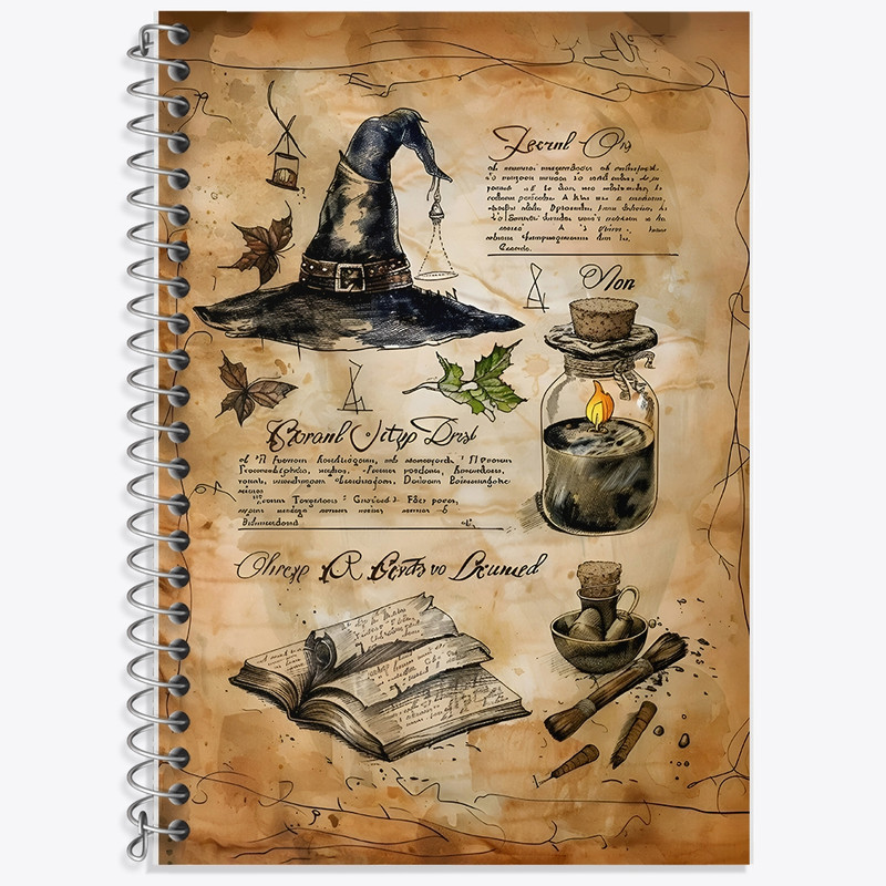 دفتر زبان 50 برگ خندالو مدل سه خط طرح هری پاتر (Harry Potter) کد F10556