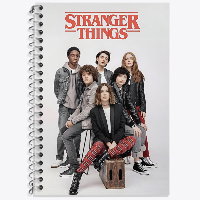 دفتر نت موسیقی 50 برگ خندالو طرح استرنجر تینگز (Stranger Things) کد F10169