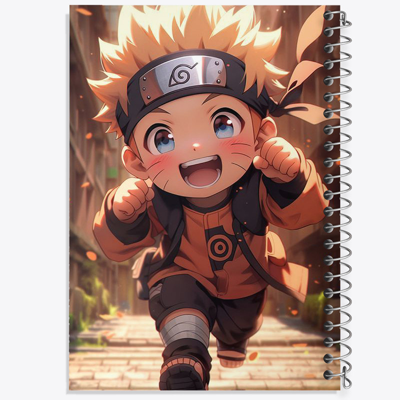 دفتر مشق 100 برگ خندالو طرح انیمه ناروتو (Naruto) کد N1774