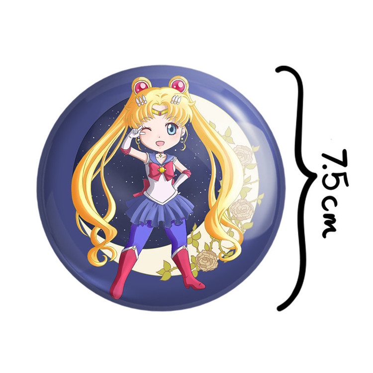 آینه جیبی خندالو مدل اوساگی تسوکینو انیمه سیلور مون Sailor Moon کد 17441