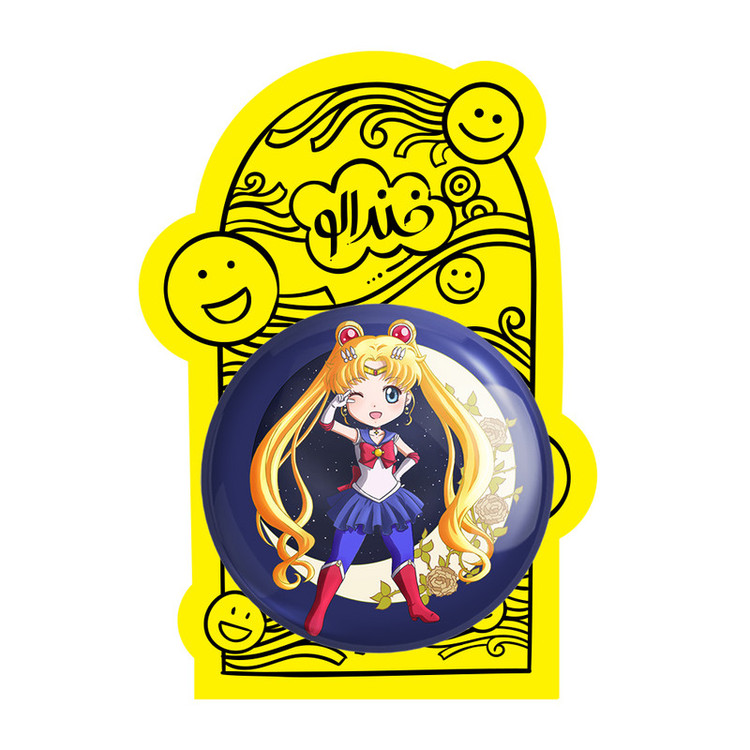 آینه جیبی خندالو مدل اوساگی تسوکینو انیمه سیلور مون Sailor Moon کد 17441
