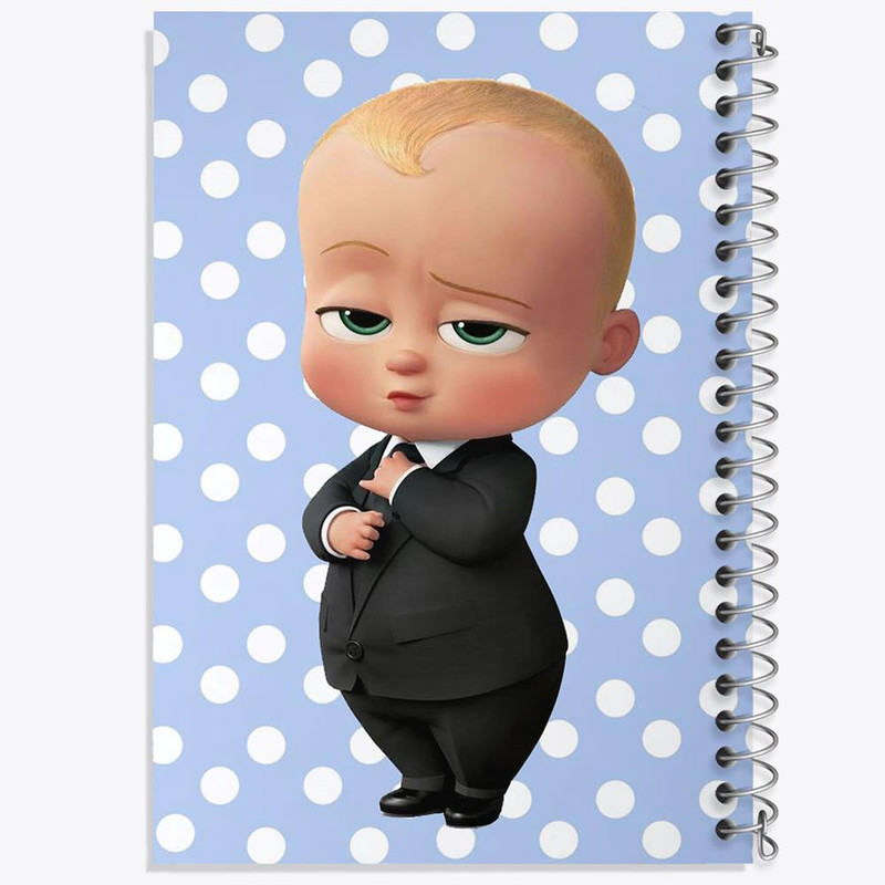 دفتر لیست خرید 50 برگ خندالو طرح انیمیشن بچه رئیس The Boss Baby کد 1372