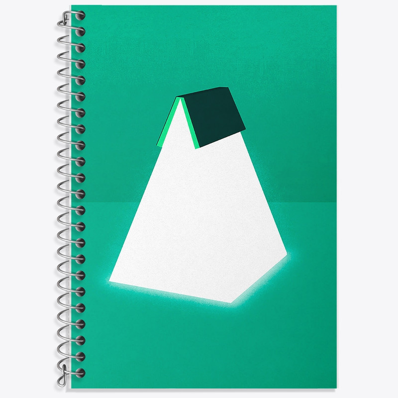 دفتر زبان 50 برگ خندالو مدل سه خط طرح کتاب (Book) کد F237