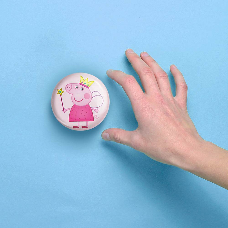 آینه جیبی خندالو مدل پپا انیمه پپاپیک Peppa pig کد 22065