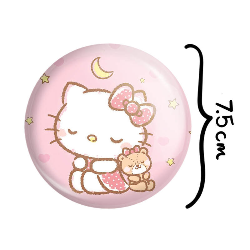 آینه جیبی خندالو مدل هلو کیتی Hello Kitty کد 2465
