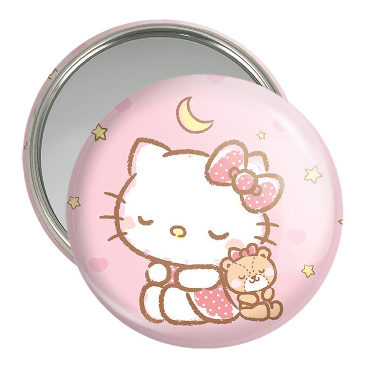 آینه جیبی خندالو مدل هلو کیتی Hello Kitty کد 2465