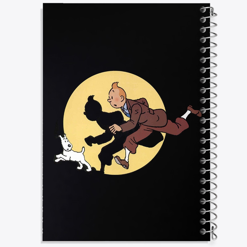 دفتر طراحی 50 برگ خندالو طرح ماجراهای تن تن  کد 3341