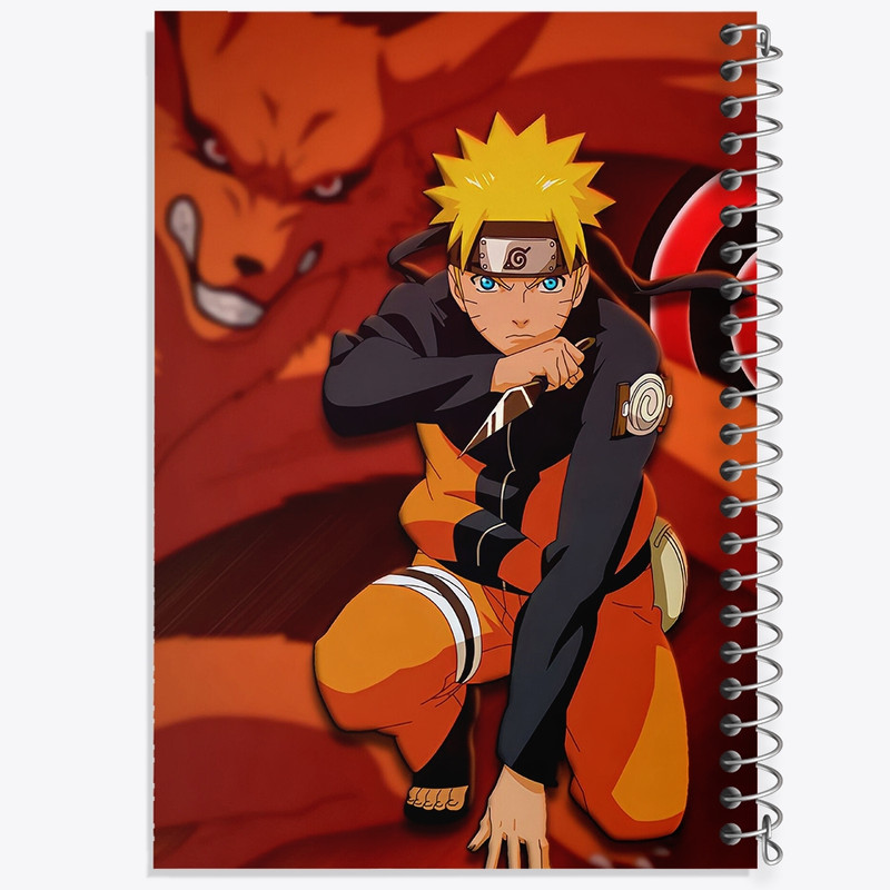 دفتر مشق 100 برگ خندالو طرح انیمه ناروتو (Naruto) کد F2027