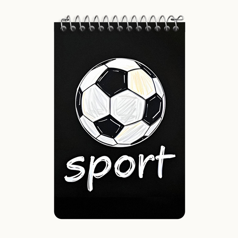 دفتر یادداشت 50 برگ خندالو طرح فوتبال (Football) کد F7705