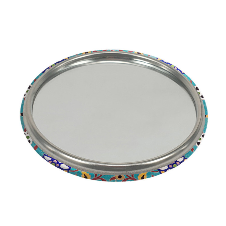 آینه جیبی خندالو مدل کاشی کد 2159