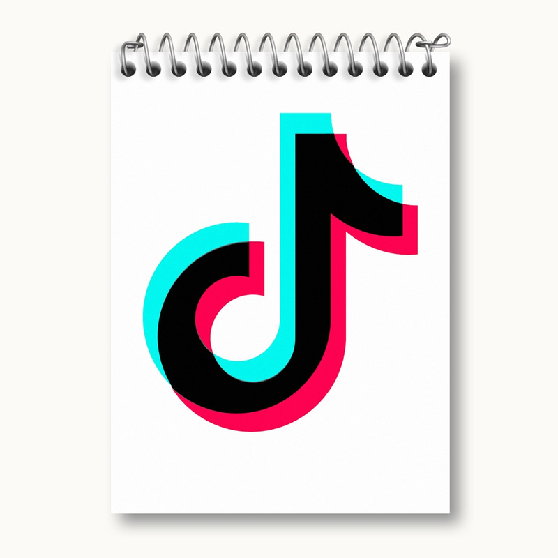 دفتر یادداشت 50 برگ خندالو مدل تیک تاک Tik Tok کد 8448