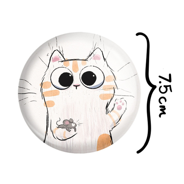 آینه جیبی خندالو مدل گربه Cat کد 23305