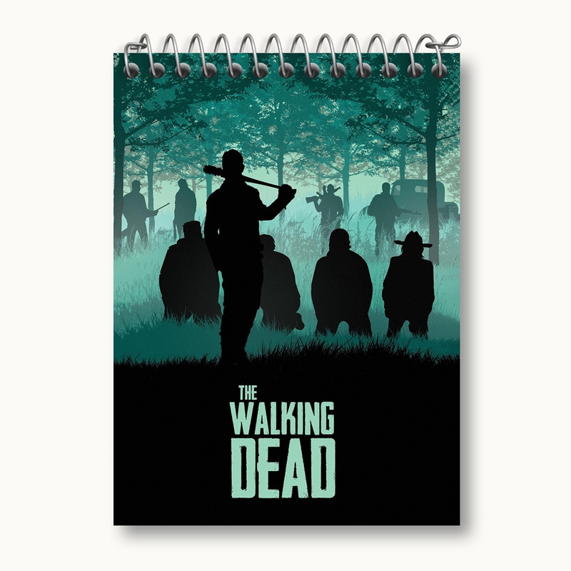 دفتر یادداشت 50 برگ خندالو مدل سریال مردگان متحرک The Walking Dead کد 10185