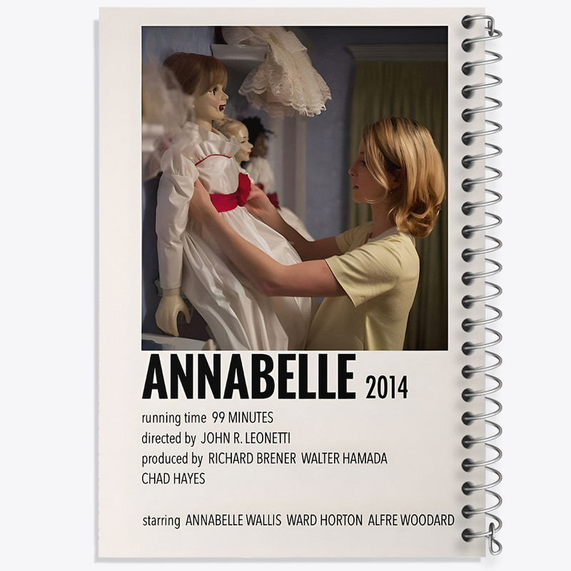 دفتر نقاشی 50 برگ خندالو طرح آنابل (Annabelle) کد F12992
