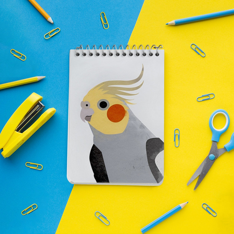 دفتر یادداشت 50 برگ خندالو طرح عروس هلندی کد N5084