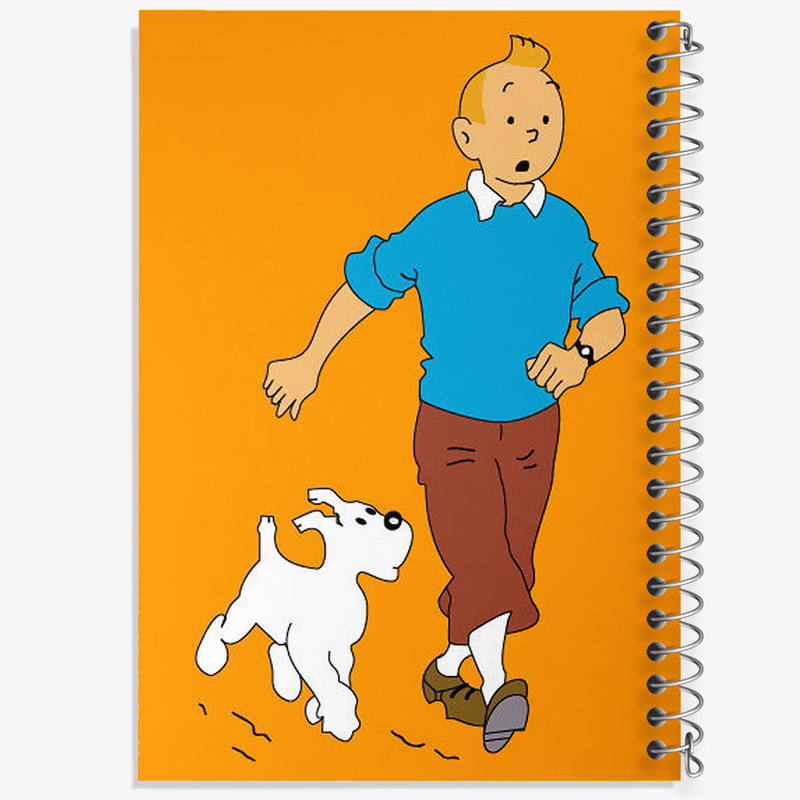 دفتر مشق 50 برگ خندالو طرح تن تن (Tintin) کد N66