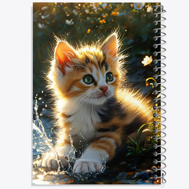 دفتر نقاشی 50 برگ خندالو طرح گربه کد F9468