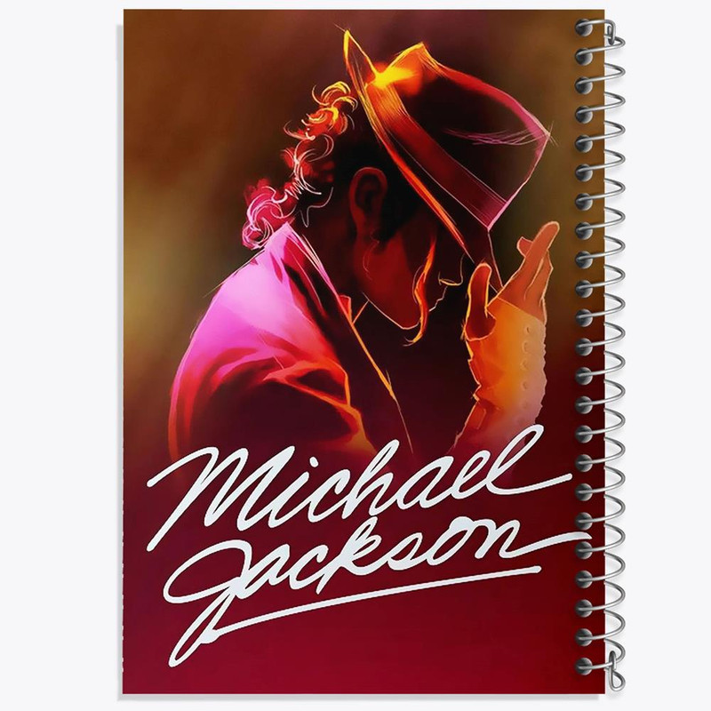 دفتر مشق 100 برگ خندالو طرح مایکل جکسون Michael Jackson کد 3282
