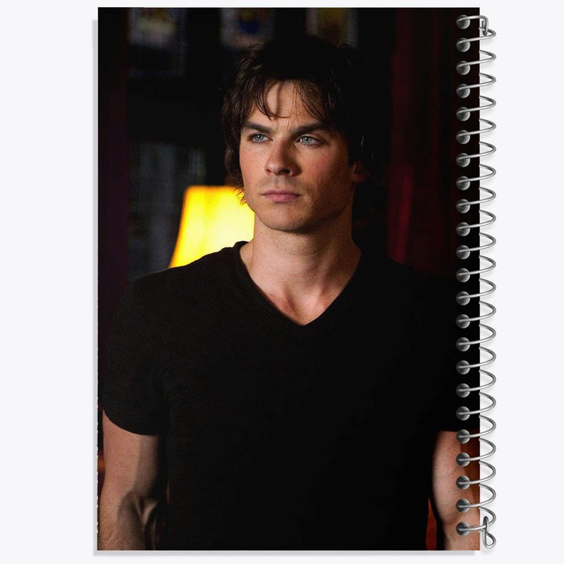 دفتر مشق 100 برگ خندالو طرح دیمون سالواتوره خاطرات یک خون آشام The Vampire Diaries کد 23693