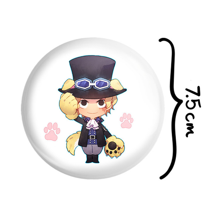 آینه جیبی خندالو طرح سابو انیمه وان پیس One Piece مدل تاشو کد 17251