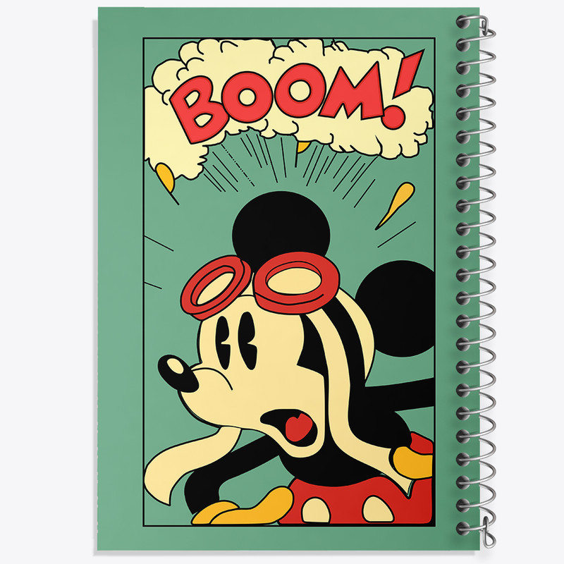 دفتر مشق 100 برگ خندالو طرح میکی موس کد N2894